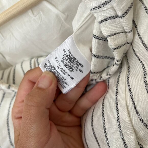 Joie Linen/Viscose Stripe Pant - Size Small - Picture 8 of 9